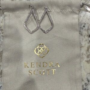 Kendra Scott Silver Geometric Earrings